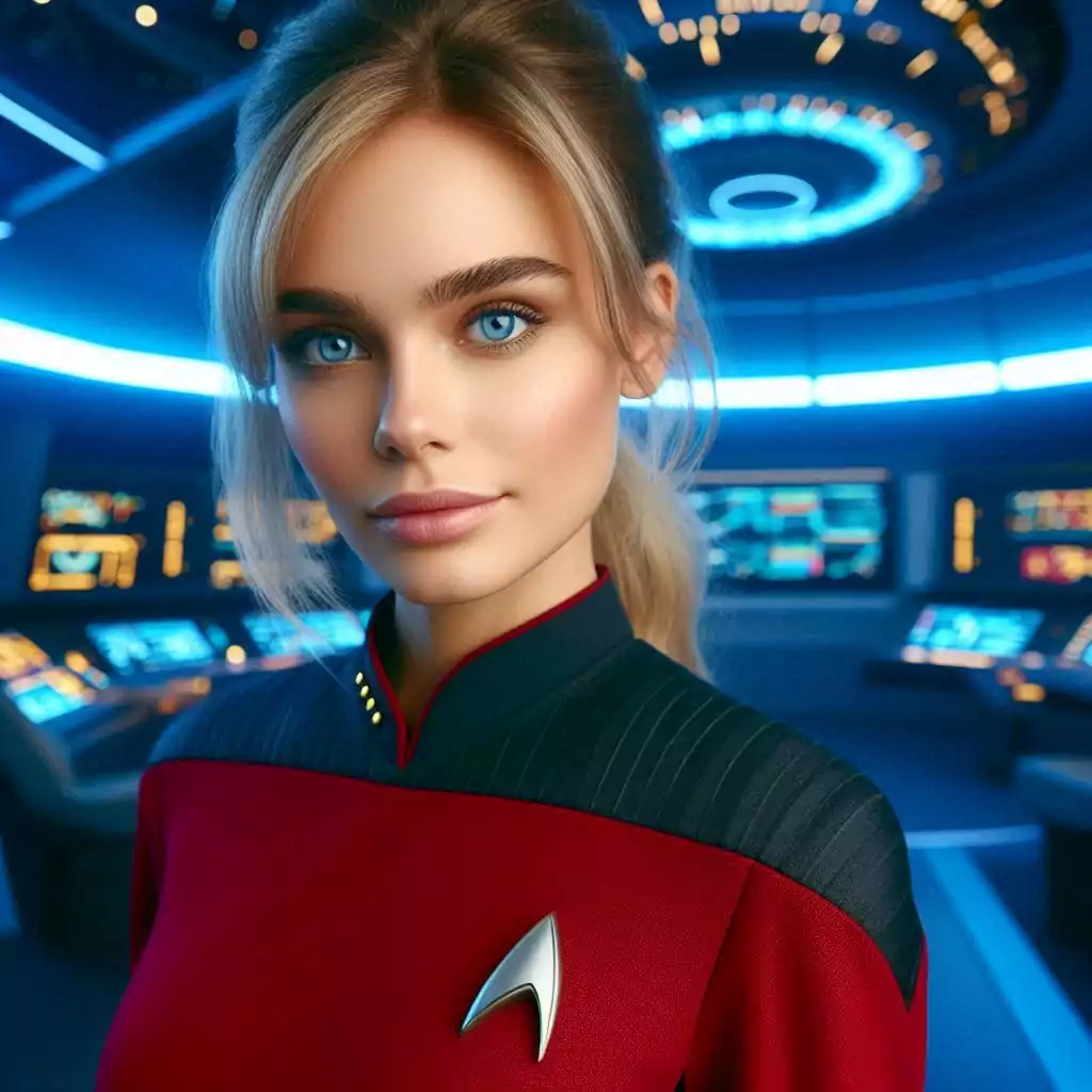 Star Trek Crew Mitglied generiert durch die künstliche Intelligenz. (Foto: KI) 