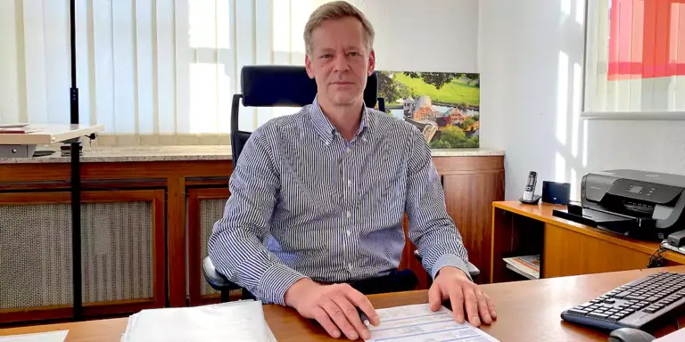 Bürgermeister Lars König (Foto: Marek Schirmer)